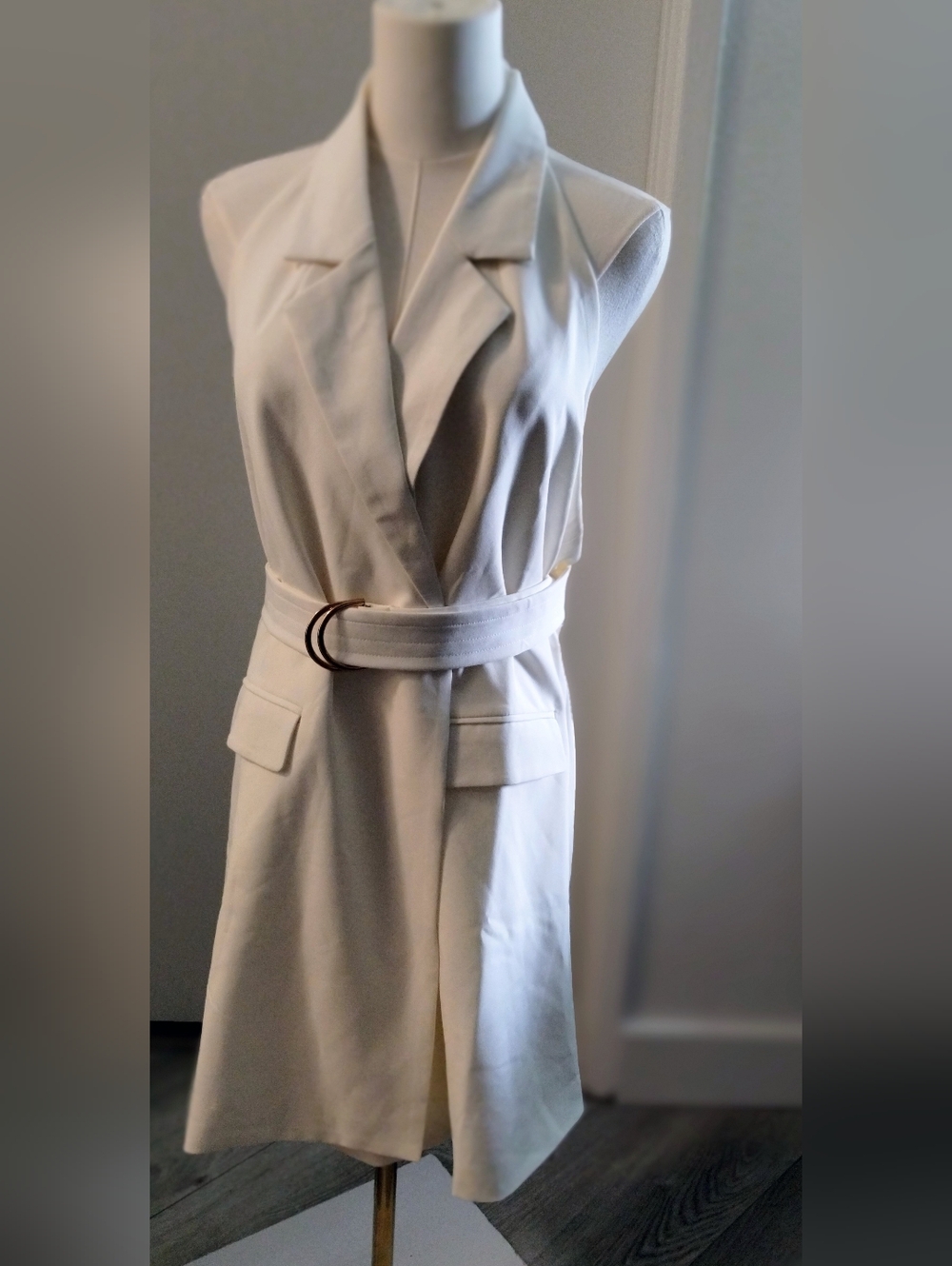4TH‑RECKLESS White Halter Dress
